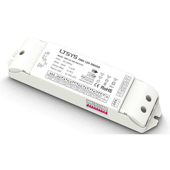 100-240VAC 25W 180-700mA CC DMX Driver 100-240VAC 25W 180-700mA CC DMX Driver